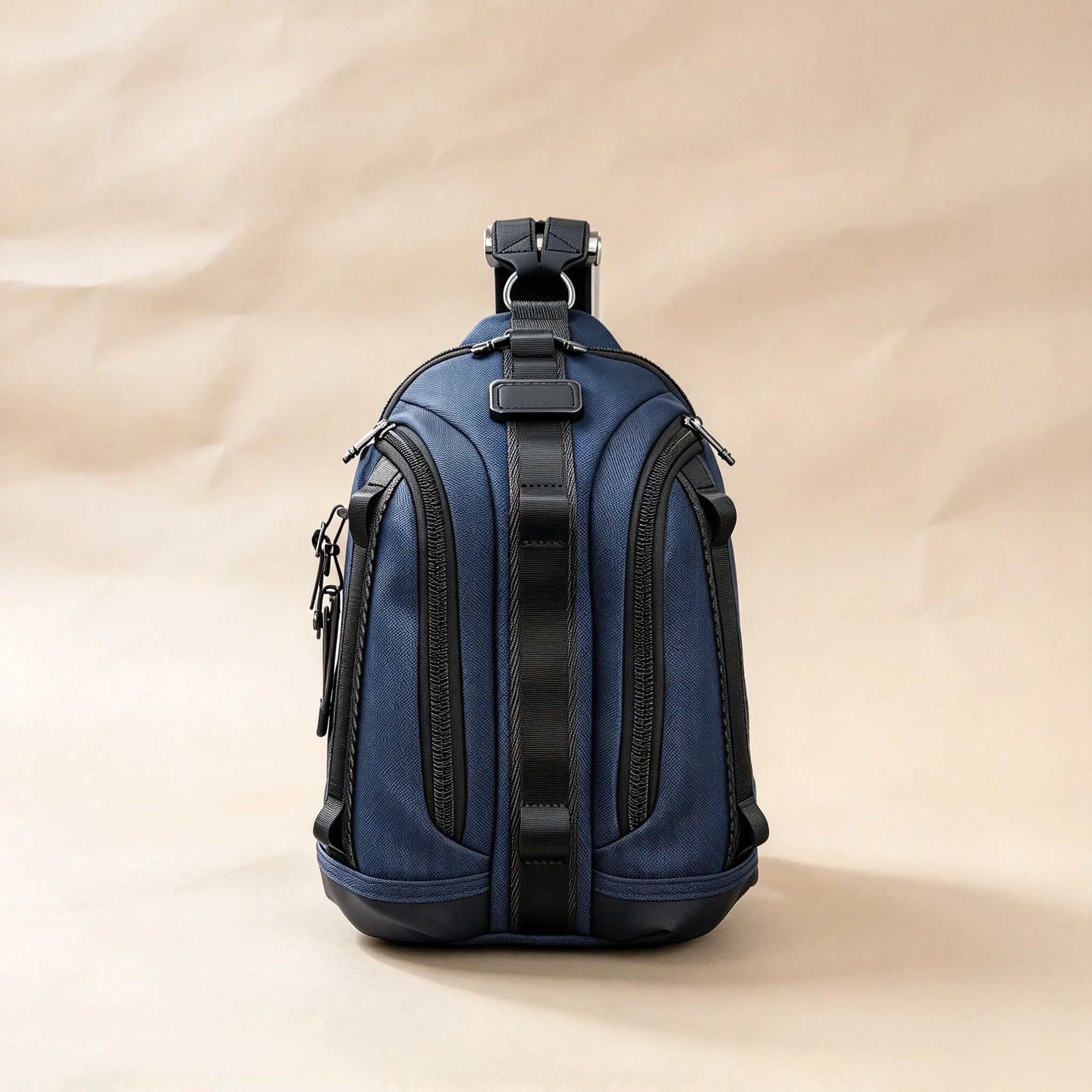 Men's Ballistic Nylon Crossbody Bag, Trendy Business Multi-functional Chest Sling Pack