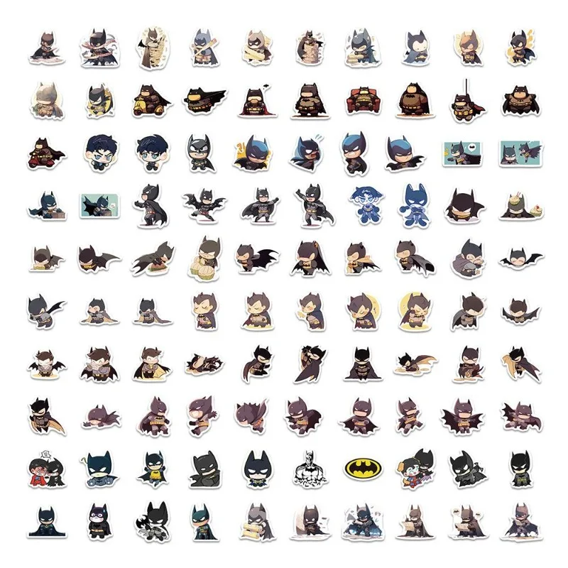 BeastKingdom باتمان Q نسخة الكرتون لطيف الكتابة على الجدران ملصقات الإبداعية شخصية مقاوم للماء ملصقات الزخرفية لعبة تاجر الجملة