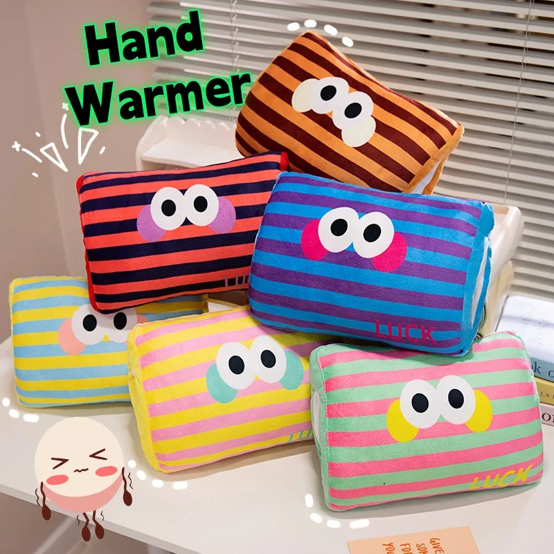 Winter Warm Fluffy Hand Gloves Plush Pillow Warmer Thicken Warm Gloves Soft Winter Woman Warm Christmas Cartoon Plush Toy Gifts