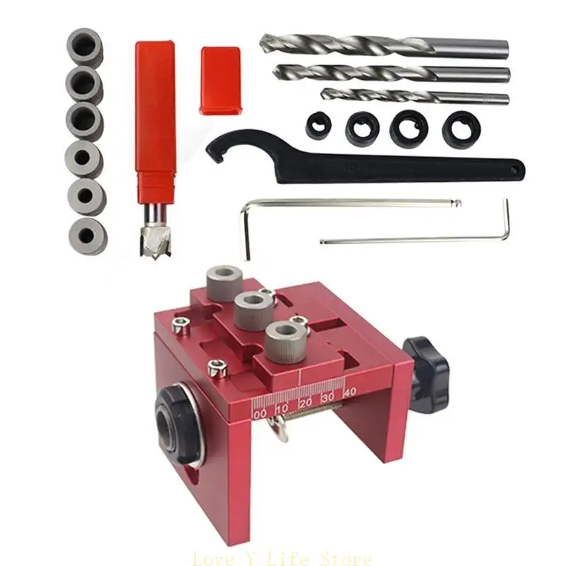 L74C 1SET WOODWORKING HINGE HOLE HOLE LOCATOR TOOL TOOL HINGE HOLE DRILLINK