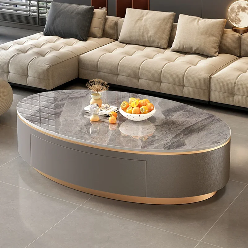 Designer Luxury Coffee Tables Living Room Organizer Modern Drawers Unique Home Coffee Table Writing Couchtisch Home Furniture