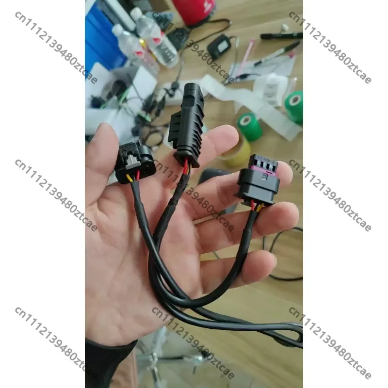Multi‑option Exhaust Valve Extension Splitter Cable, Spare Wiring Component For Aftermarket Auto Exhaust Actuator Maintenance