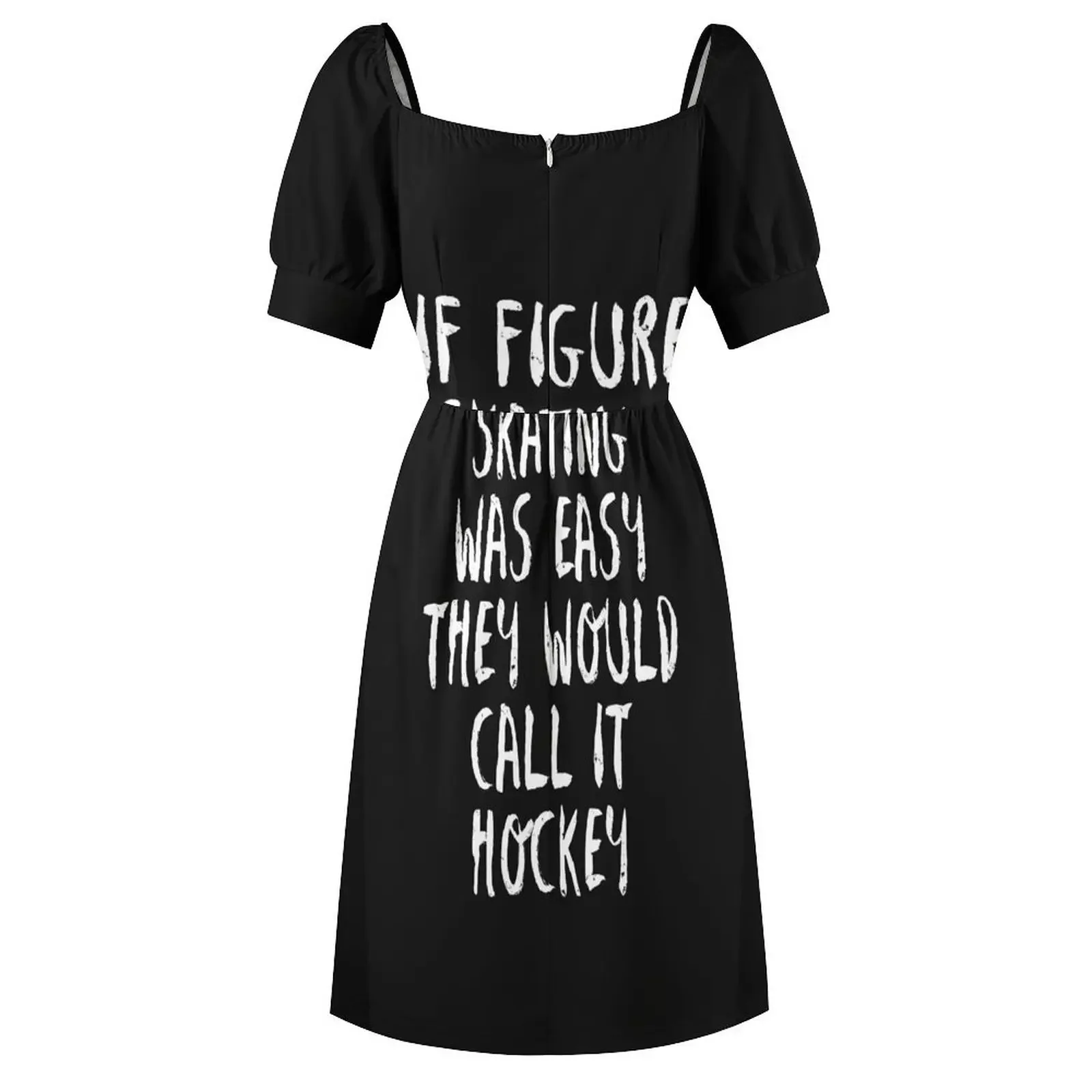 Se il pattinaggio di figura era facile chiamano T-shirt da hockey Abito senza maniche abiti estivi donna 2025 abiti da cerimonia Abito