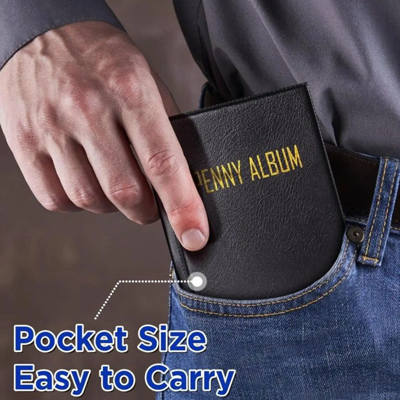 Penny Coin Collection Book Pressed Penny Book Hold 108 Coin Money Storage Organizer Display Supplies For Travel Souvenir