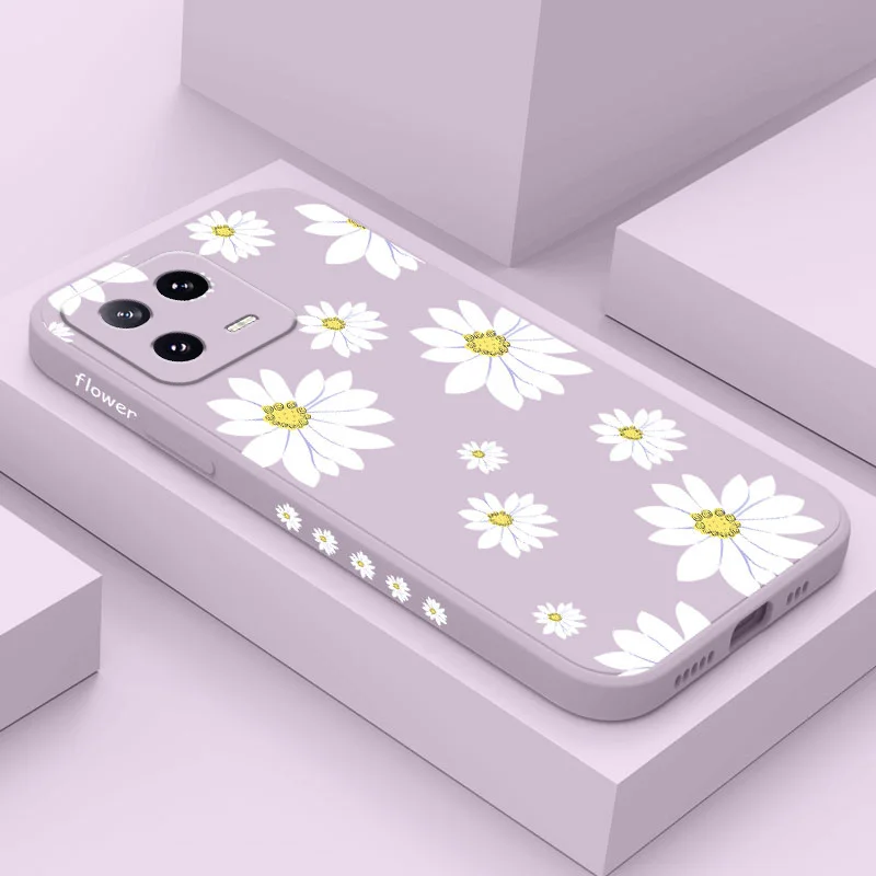 

Crooked Daisies Phone Case For Xiaomi Mi 13 12 12X 12T 12S 11 11T Ultra 10 10T 9 9T 9SE 8 Pro Lite Liquid Silicone Cover