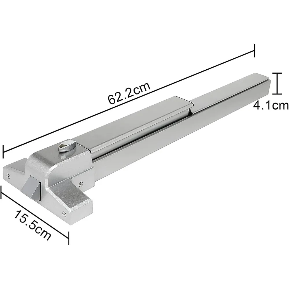 جهاز خروج الذعر من الألومنيوم شريط الذعر في حالات الطوارئ لأجهزة باب الخروج #2