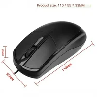 1.2M USB Optical Wired Mouse Laptop Home Office Mouse Anti Slip Roller 3D 1200DPI Game Mause Computer Accessories For PC Desktop 3