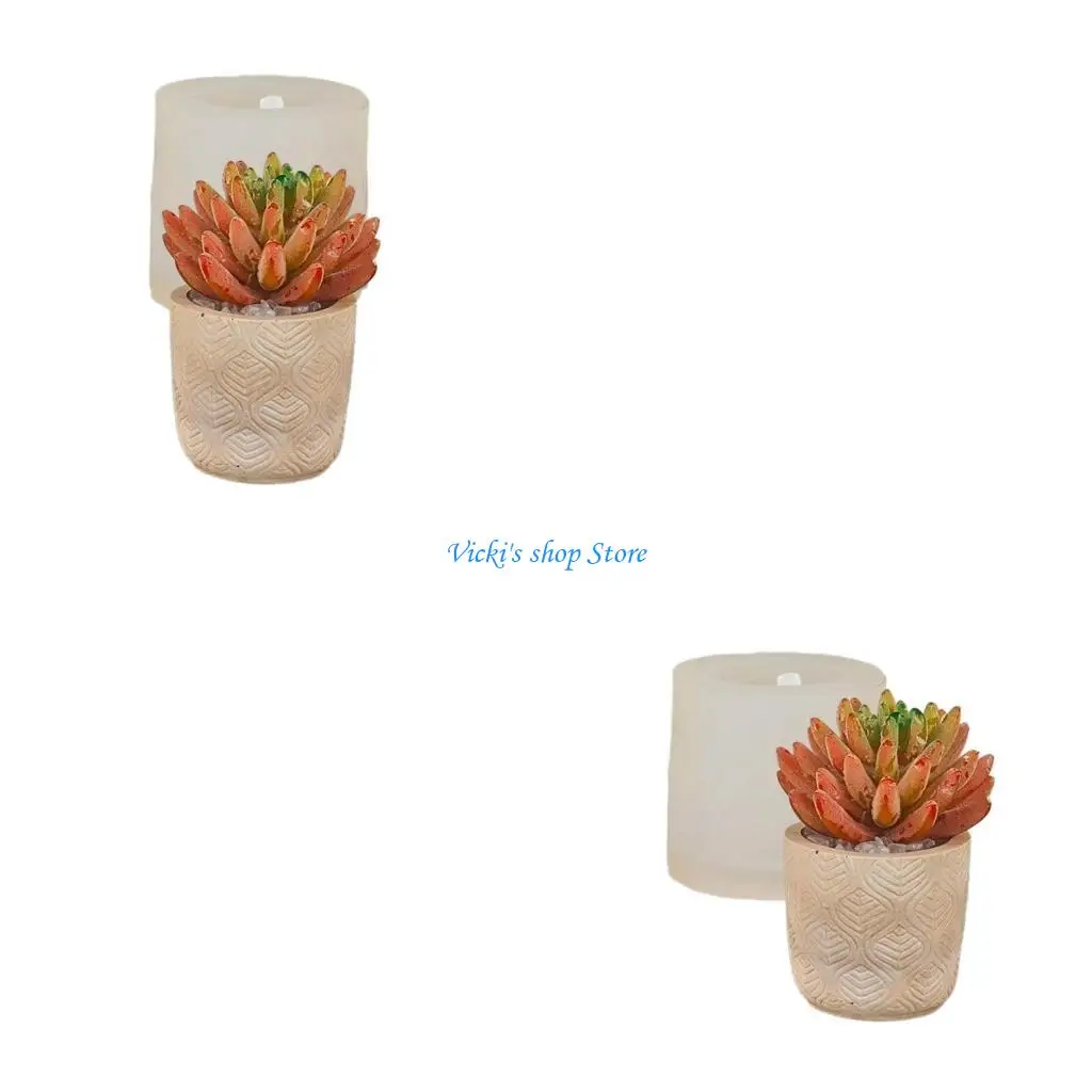 

Силиконовая форма для цветочных горшков, сделай сам, рельефное сердце, бетонная форма для подсвечника, смола