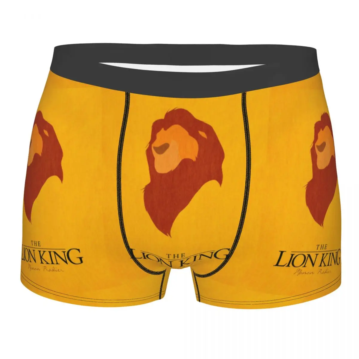 Custom Fashion The Lion King Hakuna Matata Boxers Shorts Panties Men's Underpants Breathable Cartoon Cute Briefs Underwear