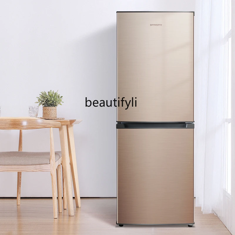 Refrigerator 215L double door air-cooled frost-free two doors small household energy-saving and fresh-keeping