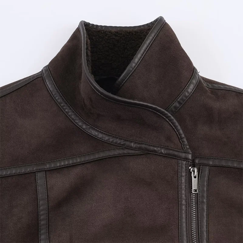 Nuevas chaquetas de invierno 2025 para mujer, chaquetas holgadas y cálidas a la moda Retro para mujer, abrigos elegantes de viaje juvenil Joker para invierno y calle