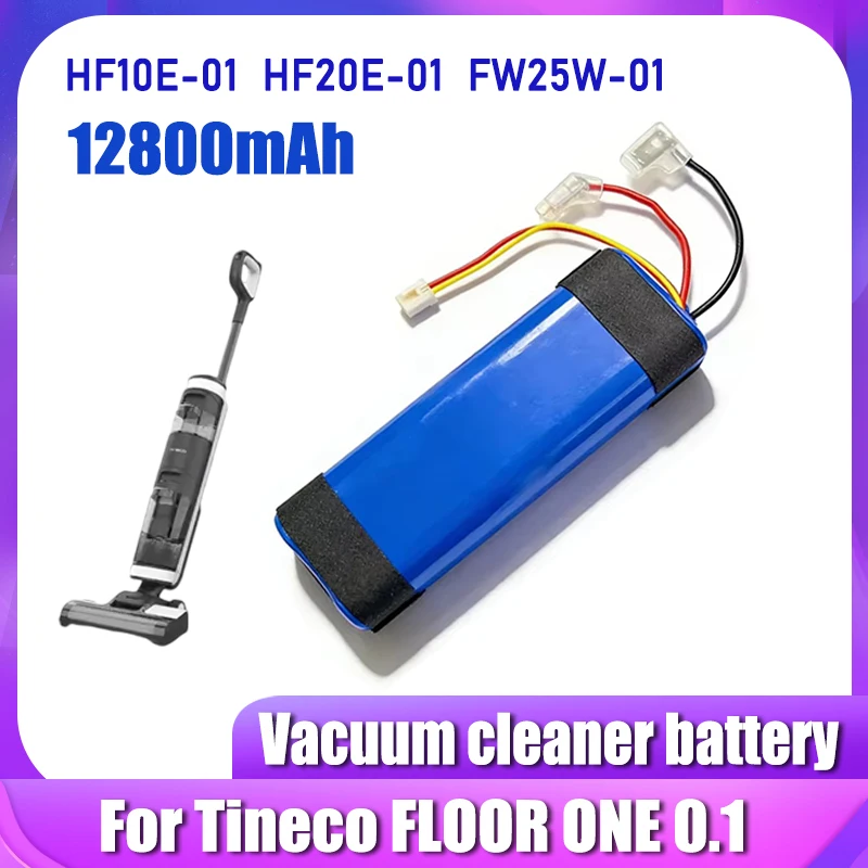 For Tineco FLOOR ONE 1.0 vacuum cleaner battery replacement, 21.6V lithium-ion battery with strong endurance