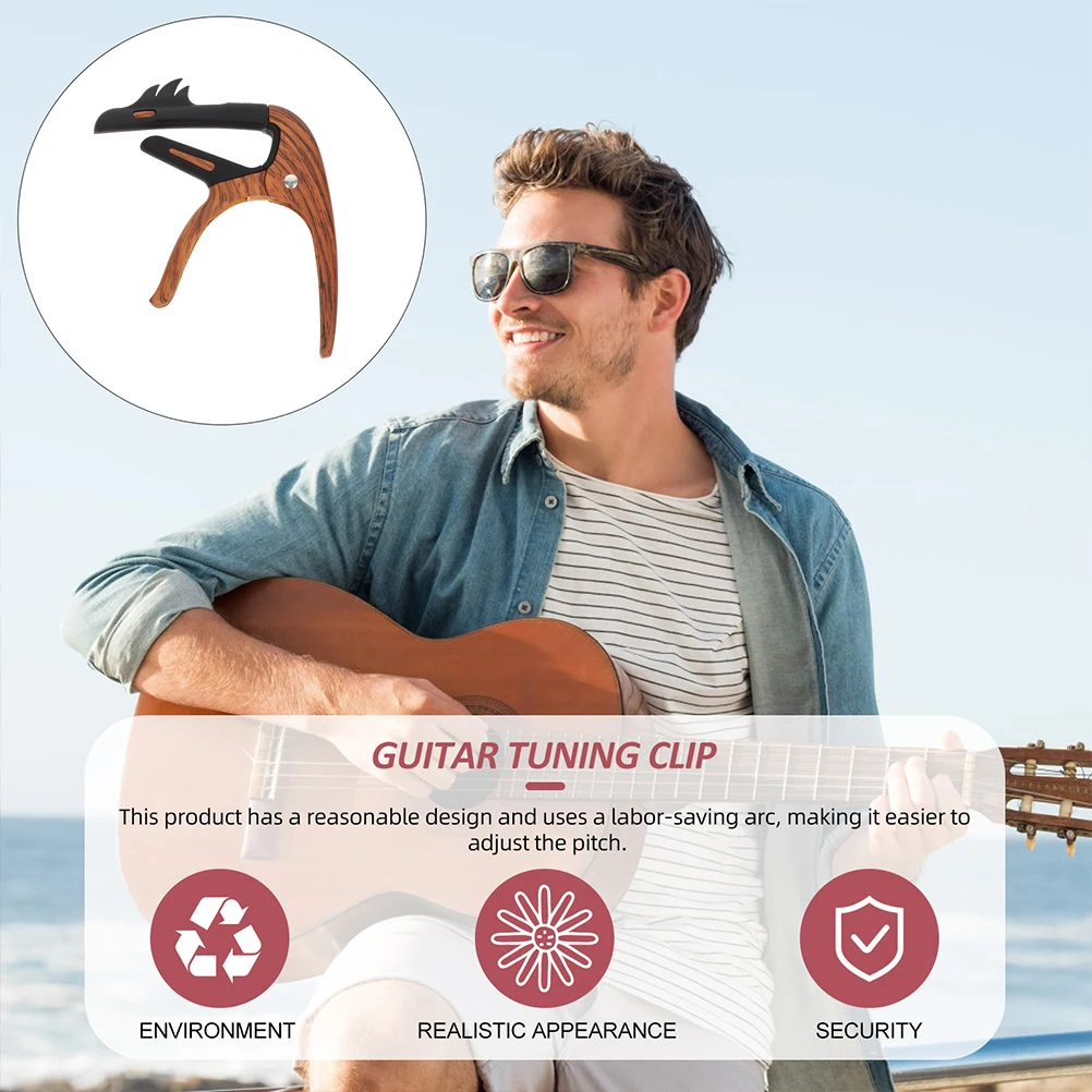 

Capo Tone Modified Clip Lightweight Durable Suitable Acoustic Electric Guitar Ukulele Strings Intonation Pitch Conversion