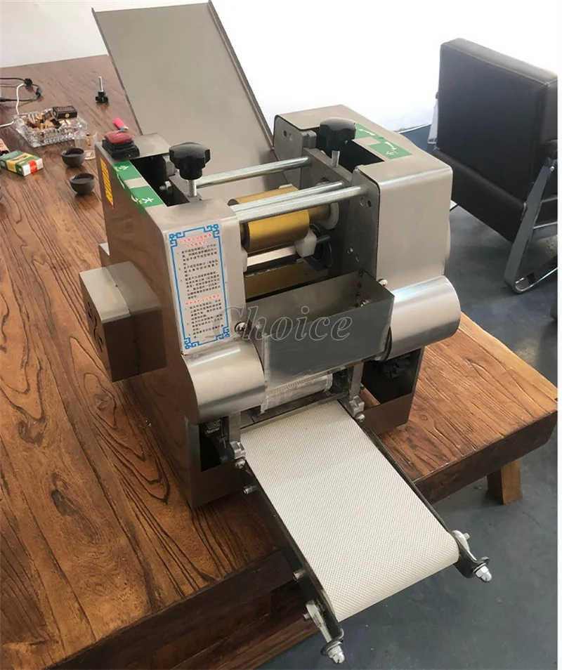 Automatic 220/110V Dumpling Wrapper Making Machine Spring Roll Skin Maker Crepe Tortilla Chapati Roti Machine For Sale In Eu