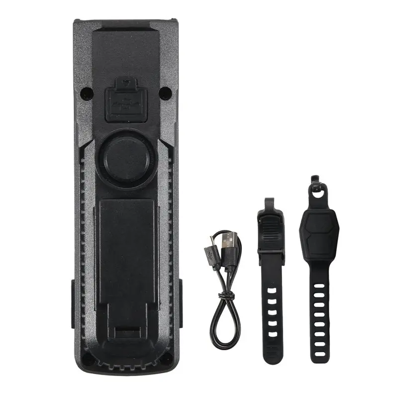 NEW HOT In Stock-Wireless Remote Control Bicycle Front Light Smart Rechargeable Bike Headlight With Horn