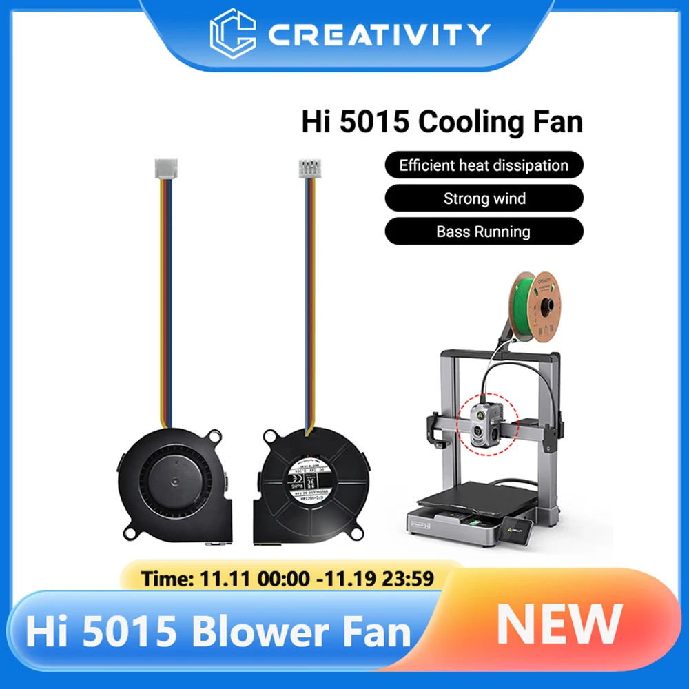 

5015 Fan For Creality Hi 5015 Blower Fan DC24V L80 Mini Part Cooling Fan High Speed Quiet 3d Printer Accesoires