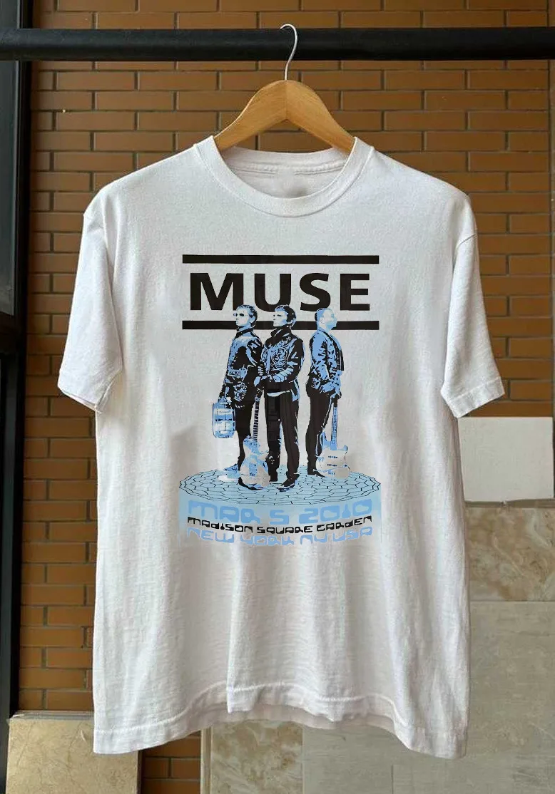 Muse 2010 Concert Poster T Shirt All Size S-5XL Gift For Fans HH1001