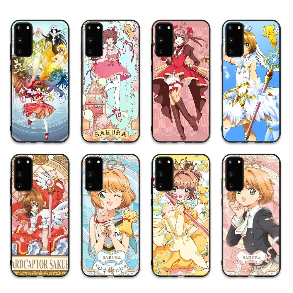 Anime C-Card Captor S-Sakura Phone Case For Samsung S 9 10 20 21 22 23 30 23 24 plus lite Ultra FE S10lite Fundas