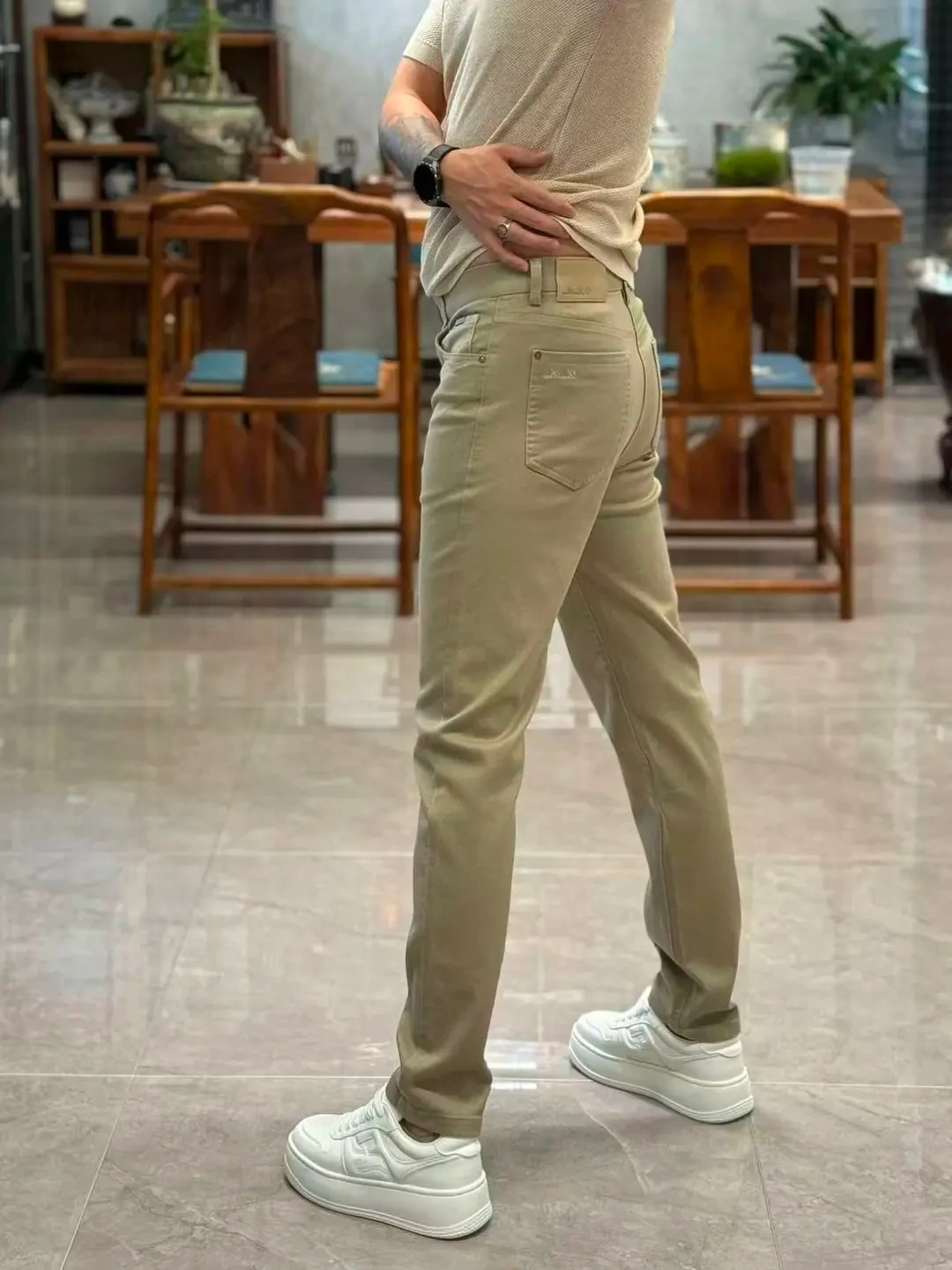 

High-Quali Faionable Men's Casual Denim Jeans Autumn Winter New Arrival Versatile Busin Sle Straight Leg Slim Fit