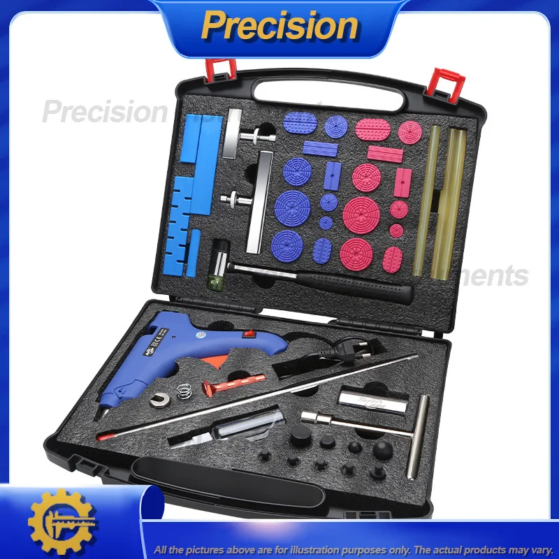 2026 Manual Dent Repair Tool Kit with Portable Toolbox Auto Body Puller for Sheet Metal Restoration