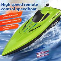 Kids' Waterproof & Ultra-Fast Remote Control Boat, Lightweight RC Water Racer for Pool Fun Toys Ideal Birthday Gift for Children