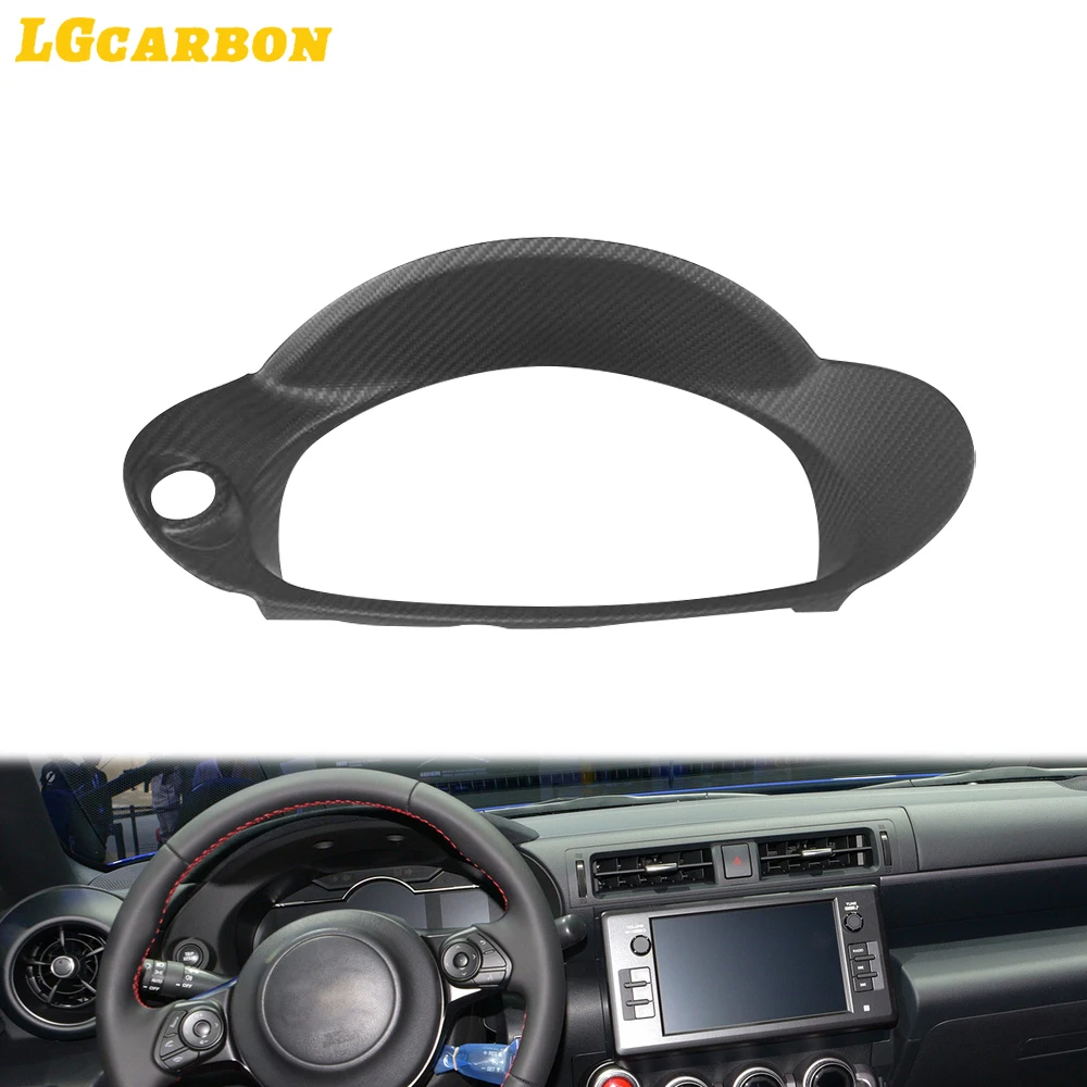 

LGcarbon Matte Carbon Fiber Dashboard frame Trim cover Fit for GR86/Subaru brz 2022+ Carbon Fiber Interior kit