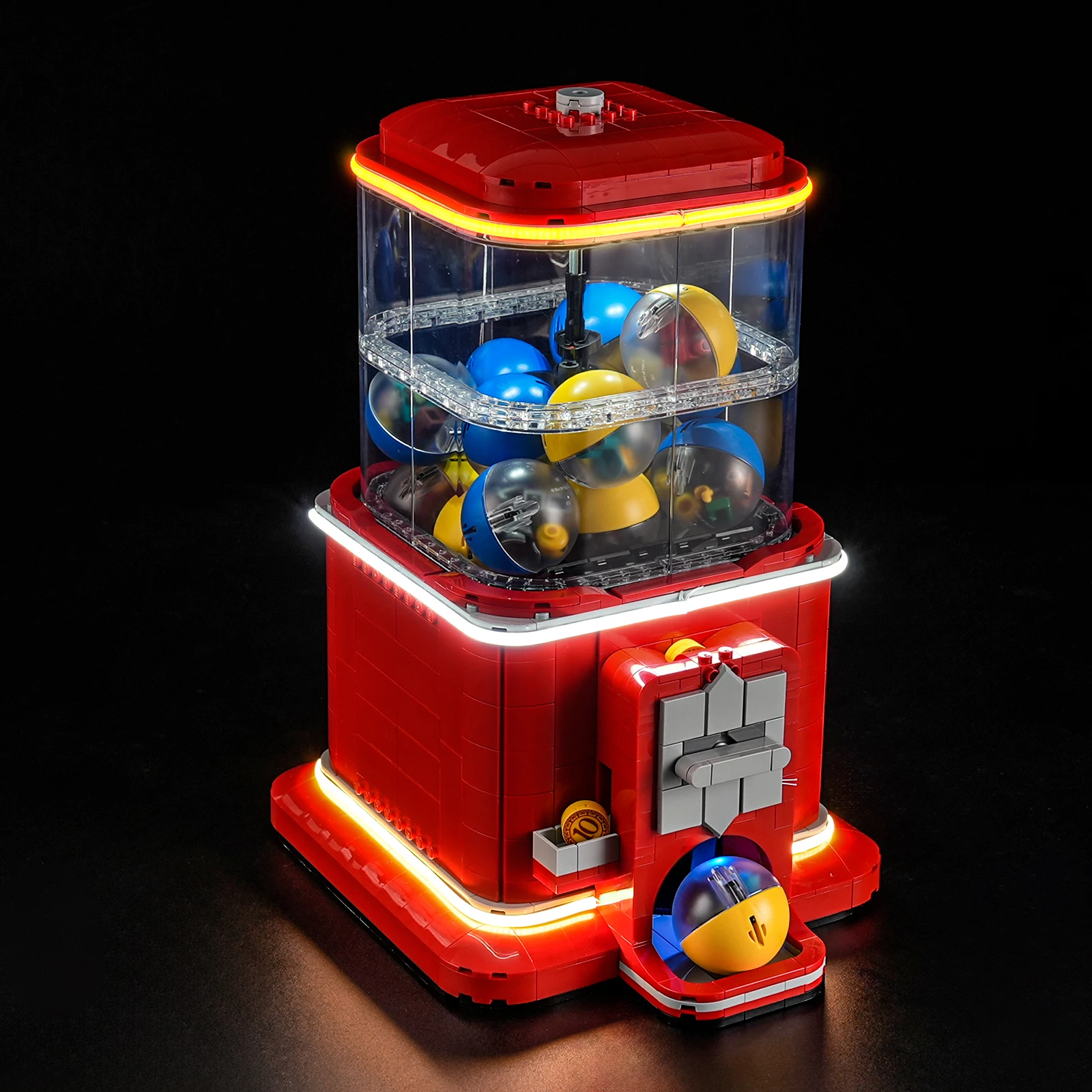 

Набор освещения для торгового автомата Lego Minifigure 21358, строительные блоки, комплект светодиодных фонарей только, строительный блок в комплект не входит