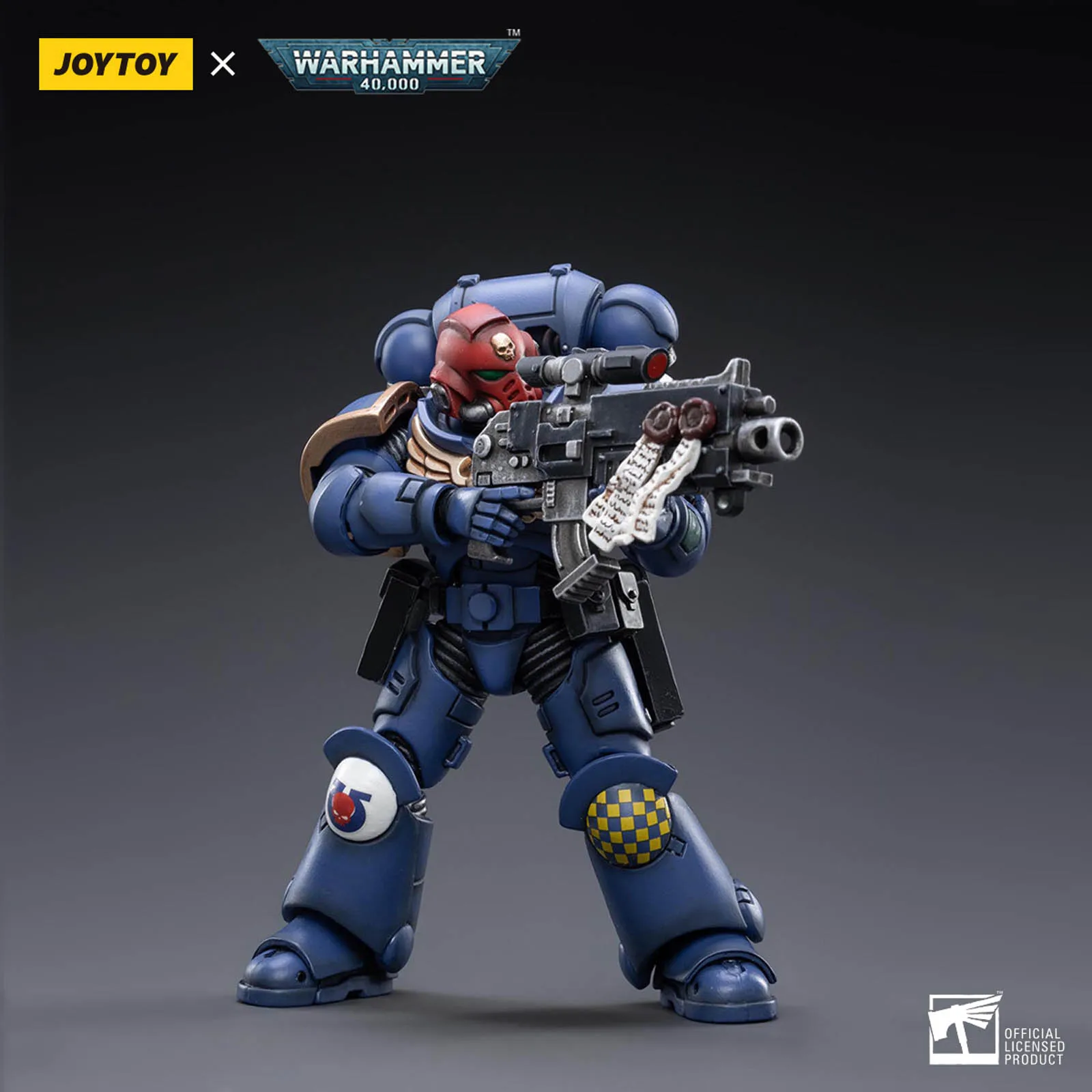 JOYTOY Warhammer 40000 1/18 Ультрамарины Герои Главы 12,1 см Фигурки Коллекционные модели Детские игрушки в подарок JT2498