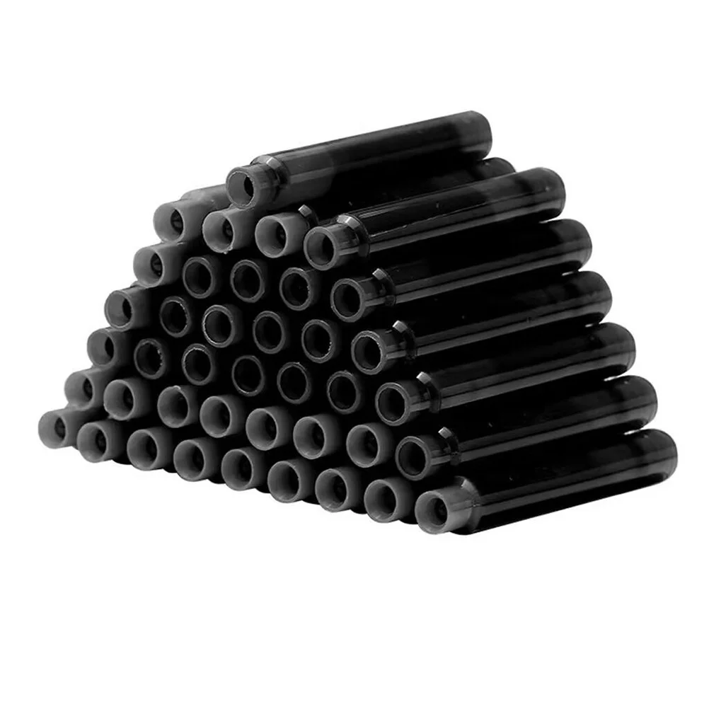 

100Pcs Heat Erasable Refillable Fountain Pen Ink Refills for Office School Calligraphy Smooth Writing Supplies