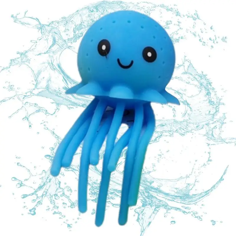 

Octopus Toy Small Octopus Water Sprinkler Water Fight Toys Sensory Fidget Toys Summer Pool Toys Outdoor Fun For Kids Boys Girls