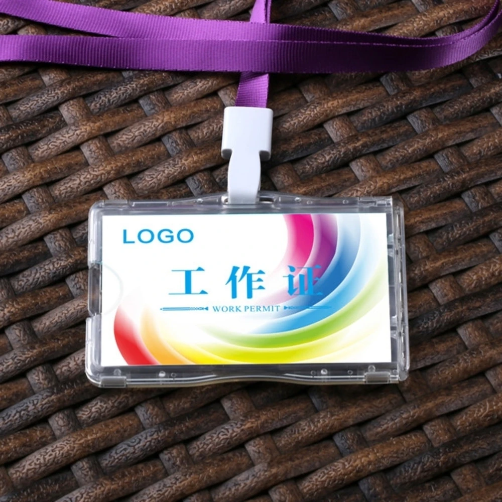 Business Id/ic Badge Card Holder Case Tranluscent Card Exhibition Use Case With Lanyard Nursing Porta Bedge For Admission