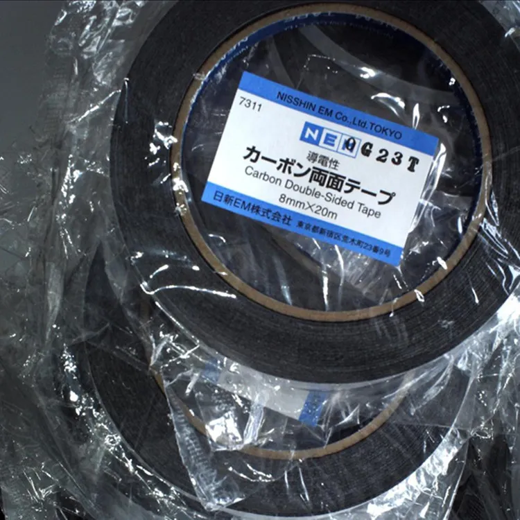SEM الكربون شريط موصل مجهر الإلكترون NEM على الوجهين الكربون شريط موصل 8 مللي متر * 20 متر