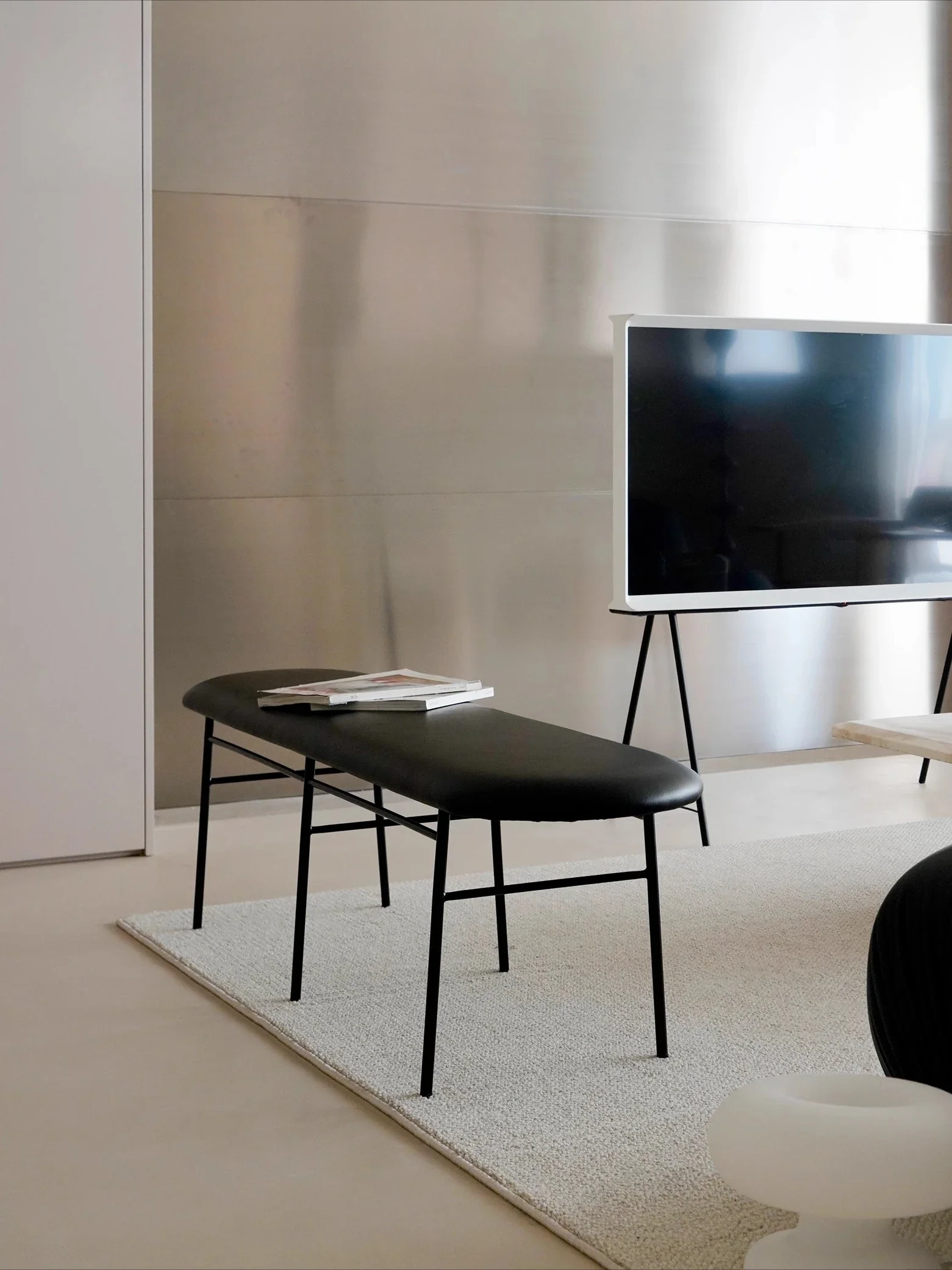 /مقعد تغيير الأحذية المزدوج للمطاعم #4