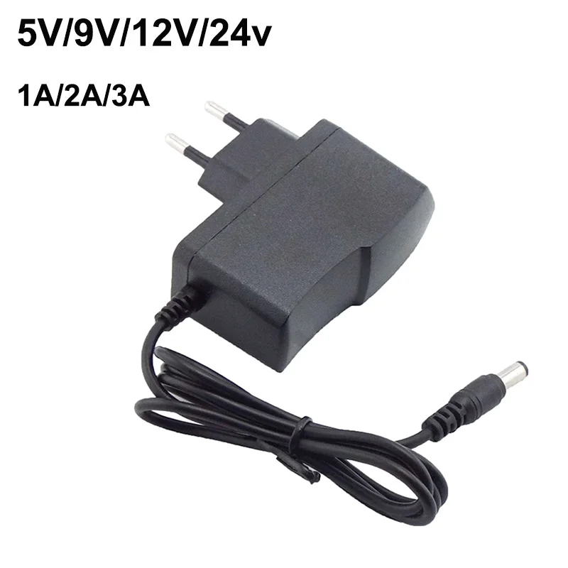 AC 110v 240V to DC 5V 9V 12V 24V 1A 2A 3A 3000ma 1000ma Power Supply Adapter Transformer wall Charger plug for led strip light