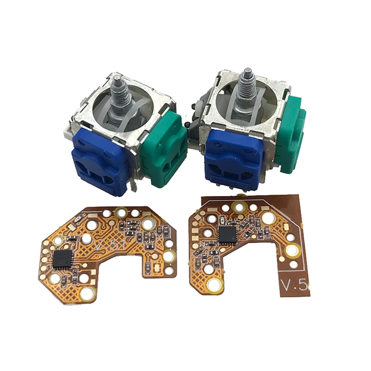 2PCS Hall Joystick+Calibration Board for Xbox Elite 2 Gamepad Hall Effect & Hall Joystick Center/Outer Ring Calibration ST