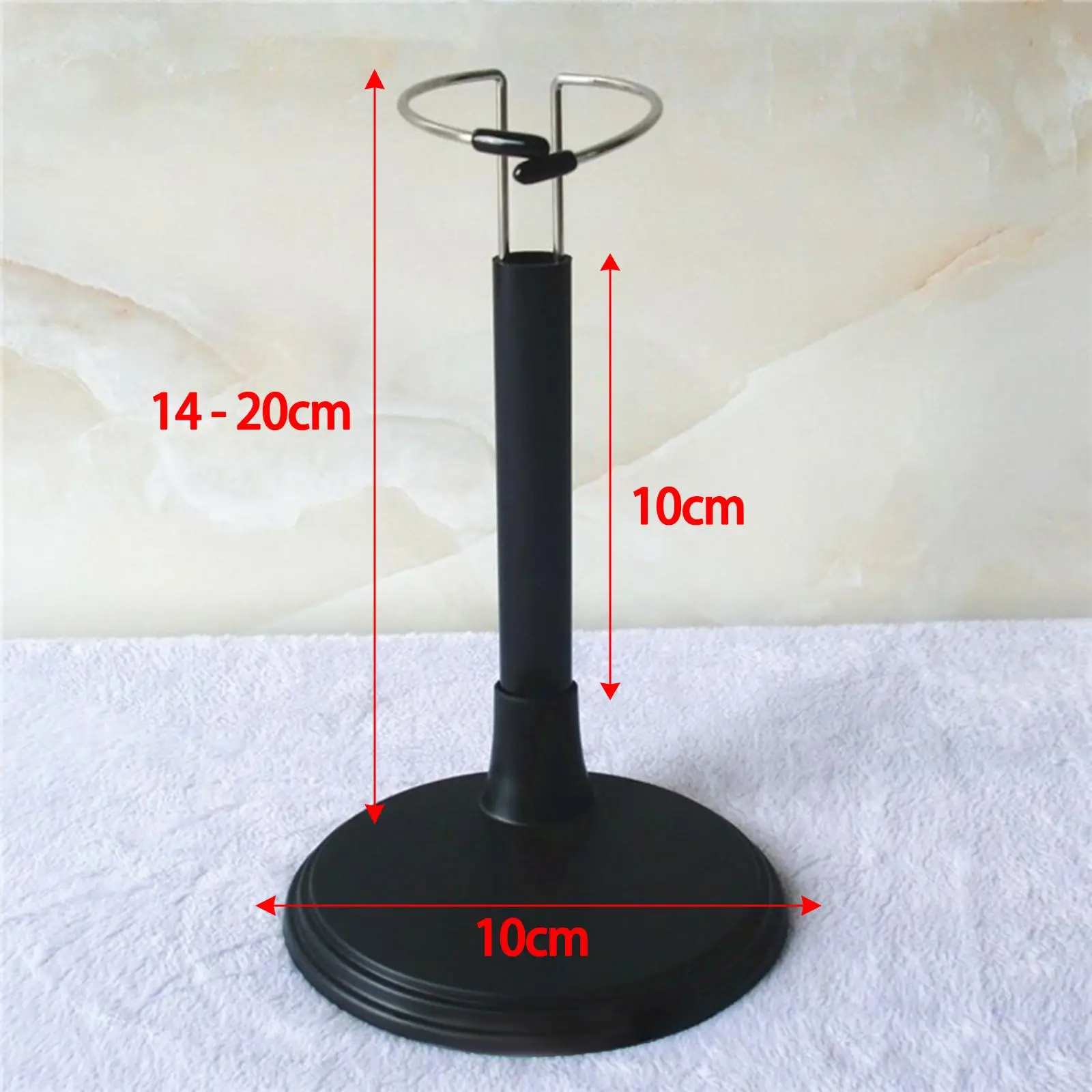 Doll Display Holder Support Bracket Adjustable Height 14cm-20cm Collection