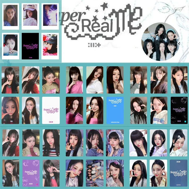 

KPOP 5 шт./компл. ILLIT Новый групповой альбом Super Real Me LOMO Card Photo Card ITTA LD Special Card WONHEE YUNAH MINJU MOKA открытка