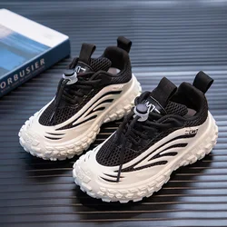 Kid Shoes Girls Casual Sneakers Fashion Breathable Sports Shoes for Children Outdoor Reflective Light Running Shoes Boy Shoes