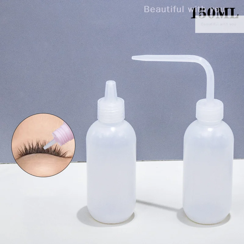 150ml Water Squirt Bottle Safety Rinse Bottle Watering Tools Plastic Squeeze Washing Bottle For Eyelash Extension Tattoo