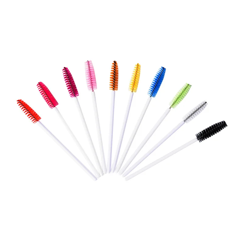 

4bag/200 Pcs 36-colors Mascara Wands Makeup Tools Eyelash Brush Eye Lash Applicator