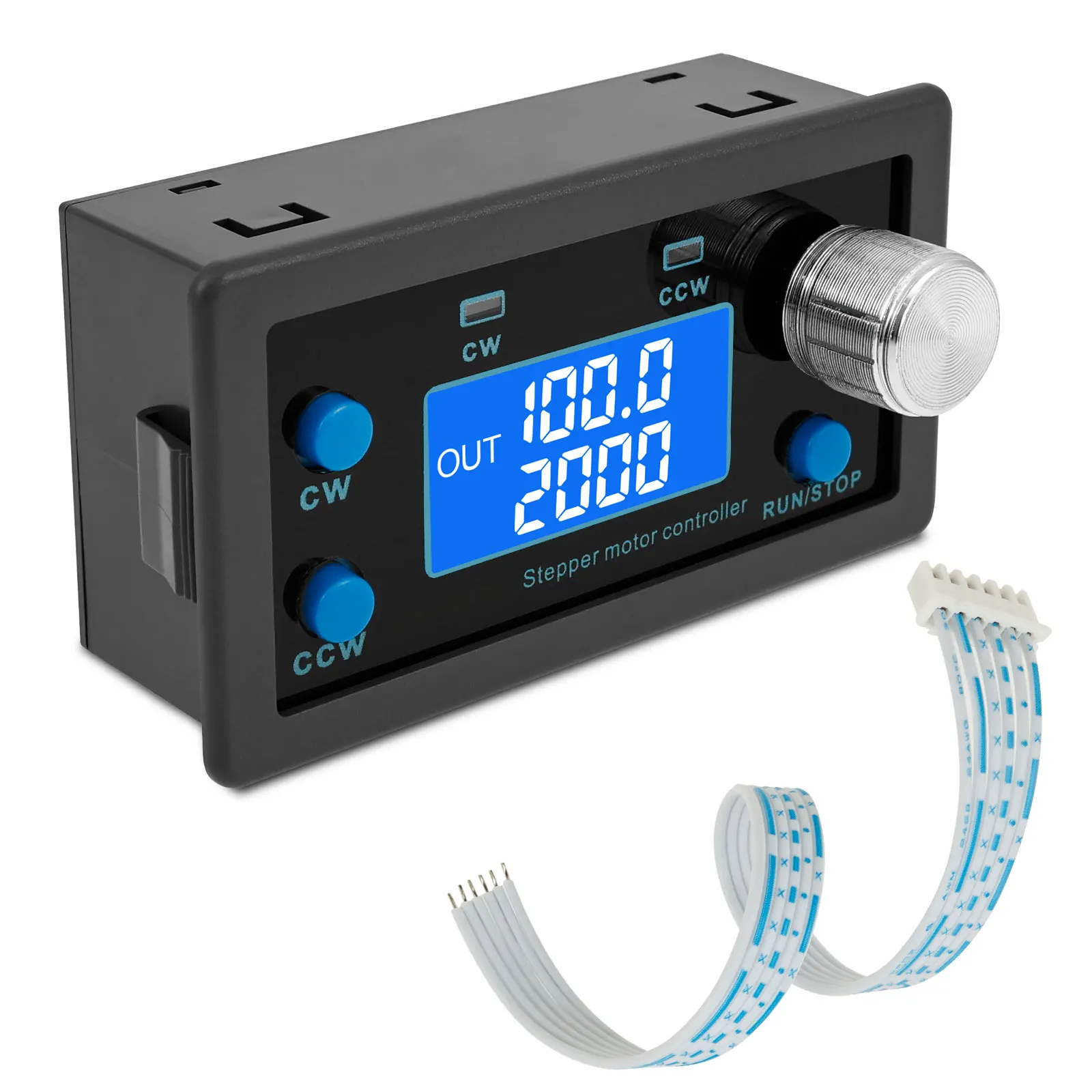 

Драйвер и контроллер шагового двигателя SMC01, плата управления скоростью с обратным импульсом, DC 5-30В, программируемый, с последовательной связью PLC