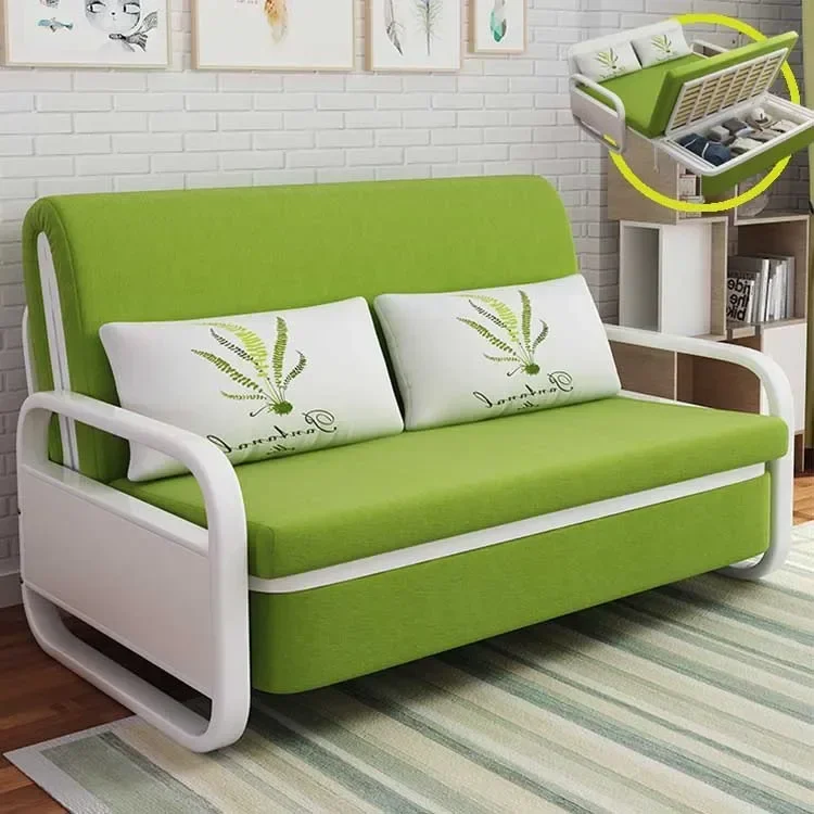 Optional color multifunction folding smart furniture comfor save space bedroom office sofa beds