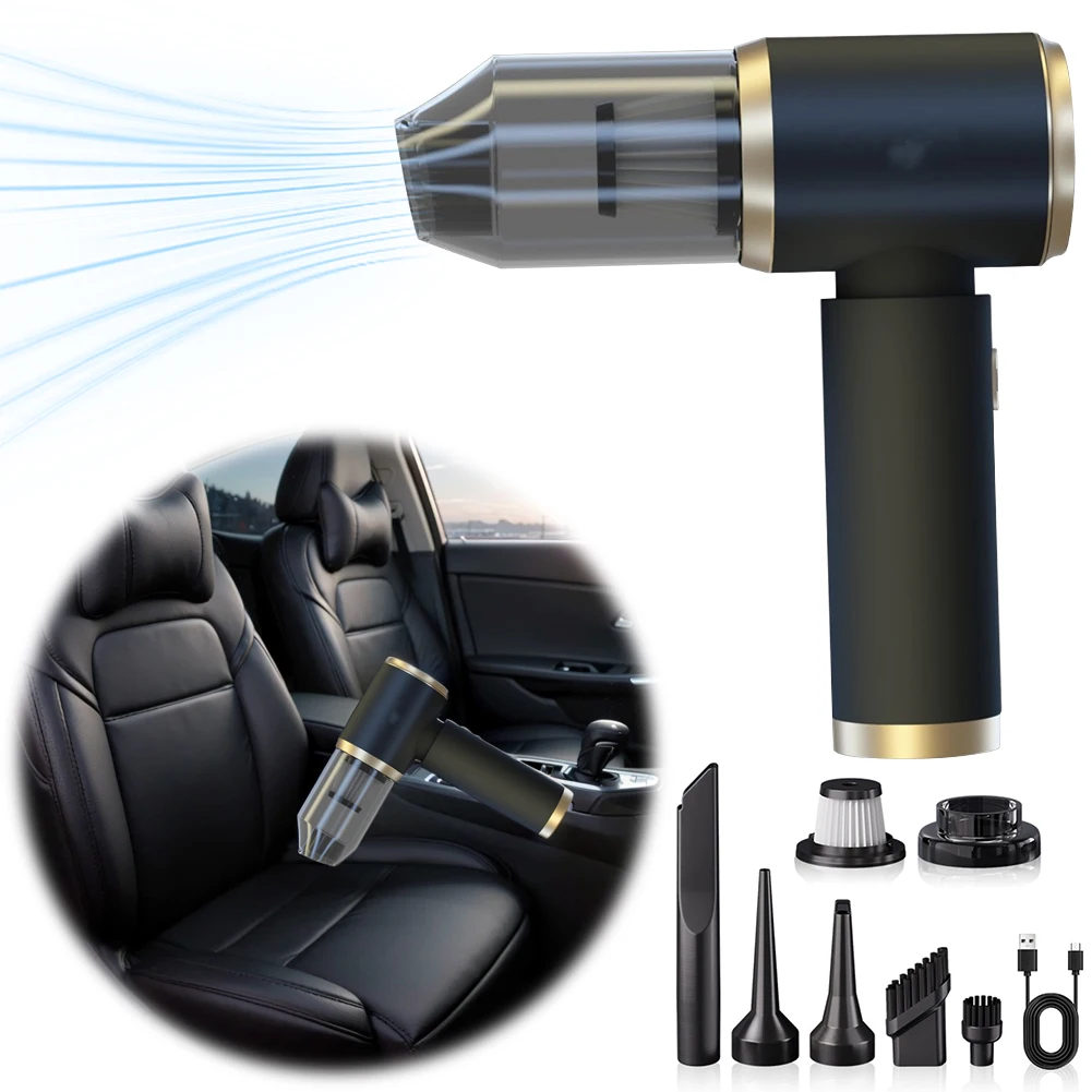 مكنسة كهربائية محمولة للسيارة، شفط قوي، آلة تنظيف قوية صغيرة قابلة لإعادة الشحن، منفضة مكنسة كهربائية لاسلكية، أجهزة منزلية للسيارة