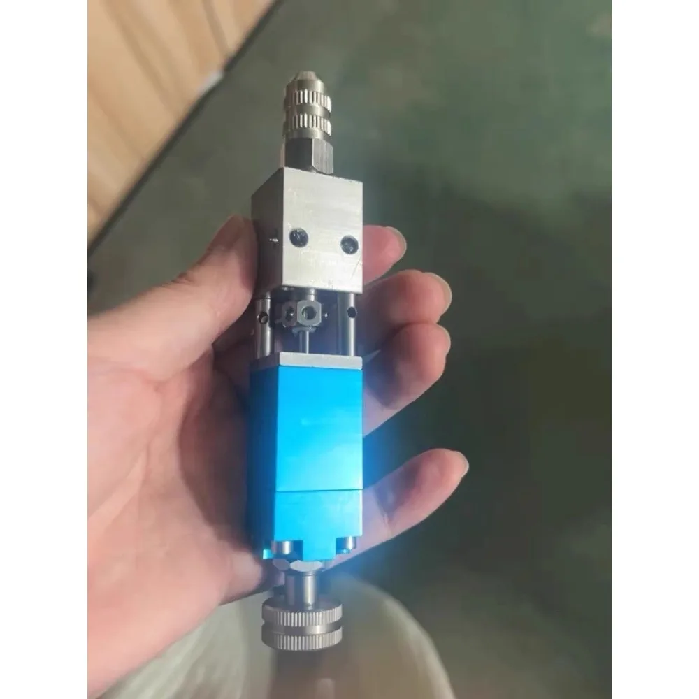 2121 Precision Reciprocating Top Needle Dispensing Valve Stainless Steel Micrometer Single Liquid Valve for UV Glue Ink Alcohol