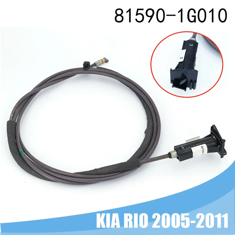 Rear Trunk Lid Release Cable Fuel Filler Door Catch 81590-1G010 for KIA RIO 2005 2006 2007 2008 2009 2010 2011 Fuel Tank Cable