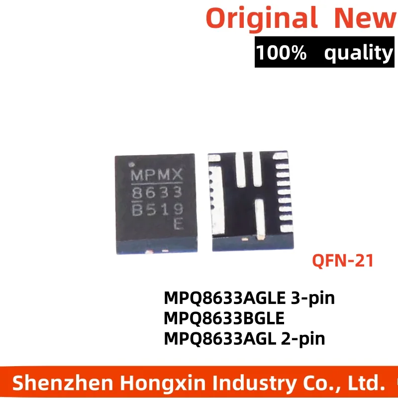 1 piece MPQ8633BGLE-Z MPQ8633AGL-Z MP8633A 8633 MPQ8633AGLE-Z QFN-21 DC-DC power management chip