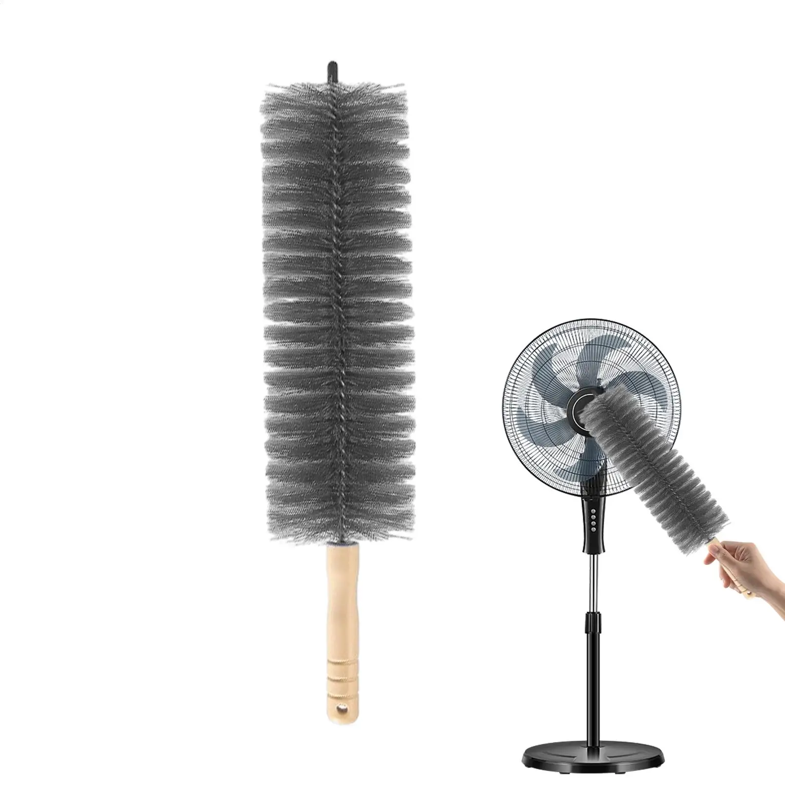 Fan Cleaning Brush Flexible Dust Removal Brush Washable  Blind Cleaner Duster Tool for Air Vent Window Track Keyboard AC Corner