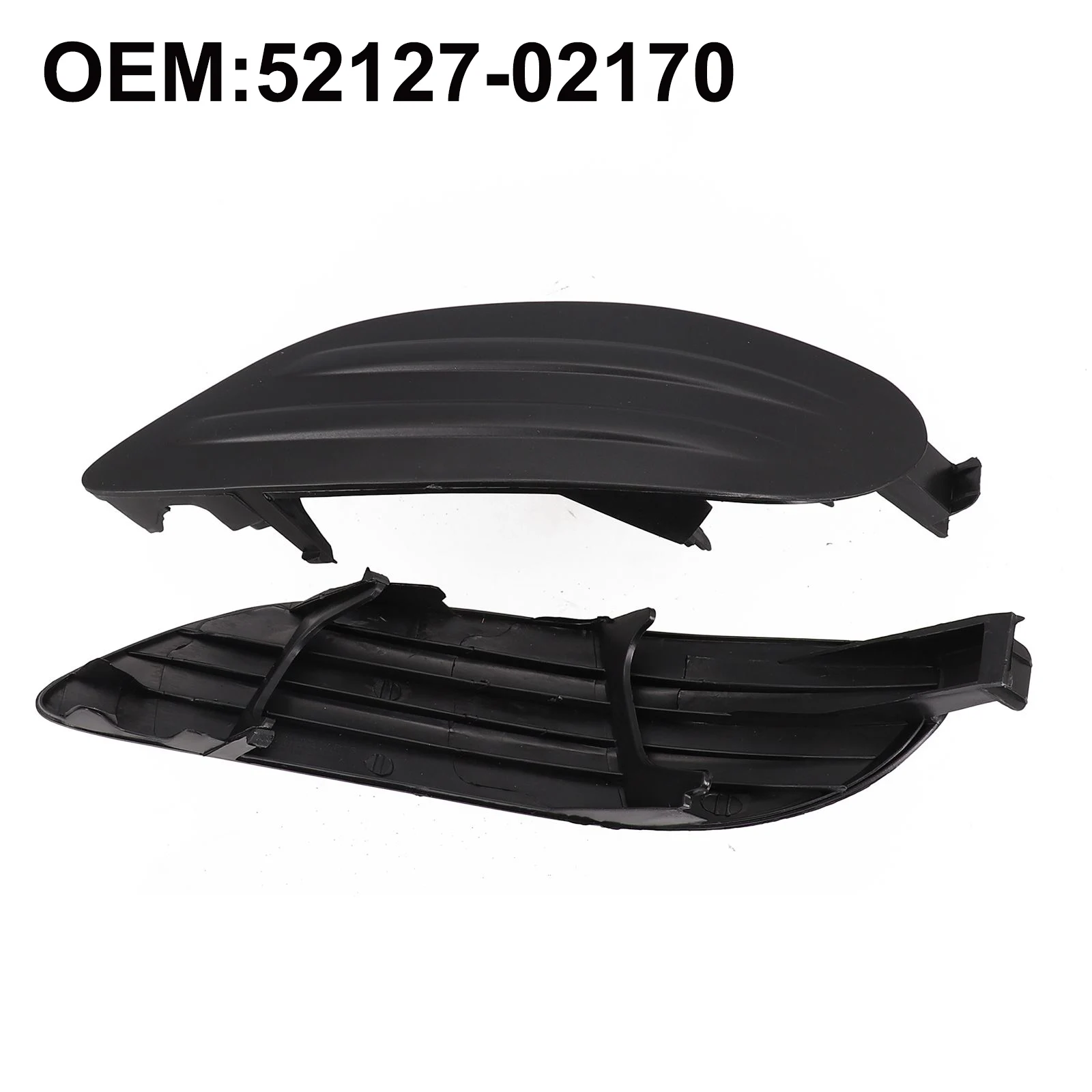 2pcs Left & Right Front Bumper Grill Fog Light Cover For Corolla 2003-2004 5212702070, 5212802060 Accessories For Vehicles