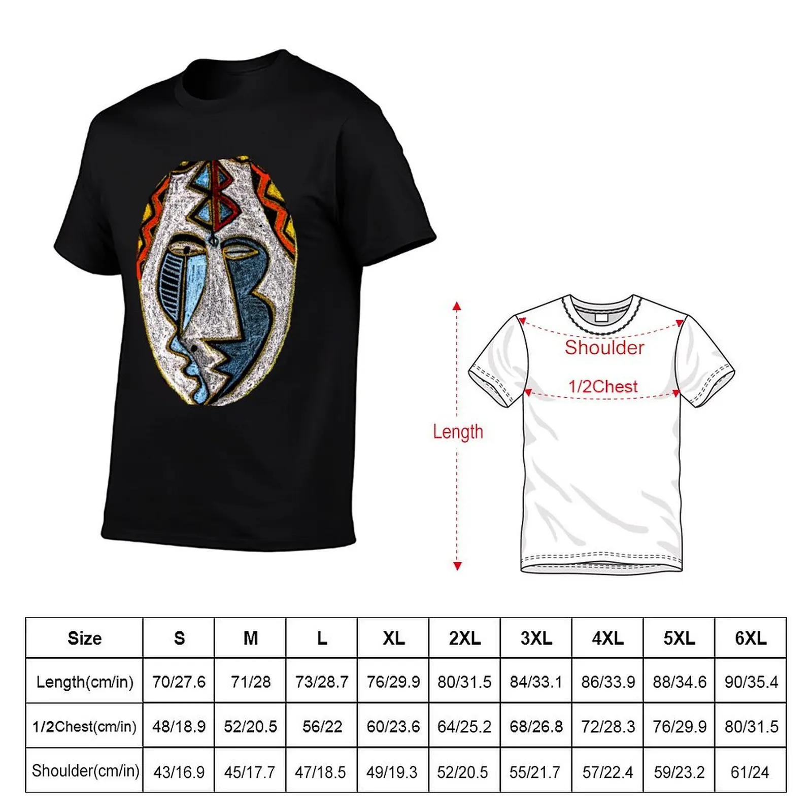 A Mask I T-Shirt Soft Touch Basic Cotton T-Shirt