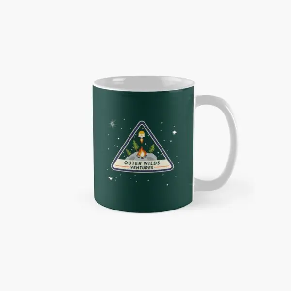 Outer Wilds Ventures Classic  Mug Photo Picture Handle Round Image Printed Design Cup Coffee Gifts Simple Tea Drinkware